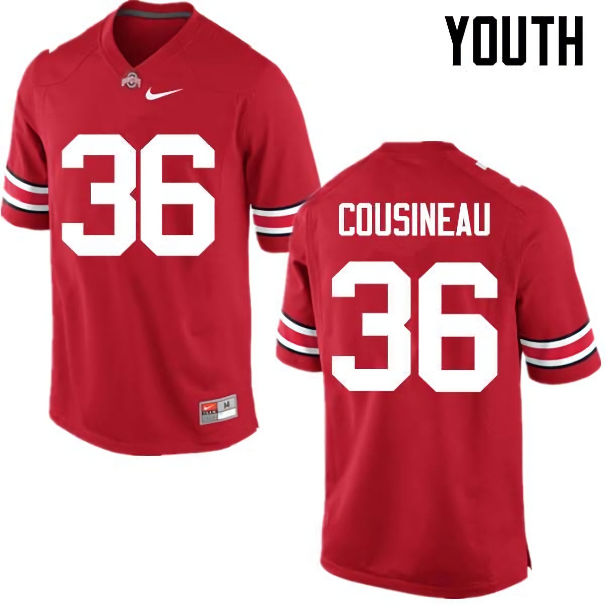 Tom Cousineau Ohio State Buckeyes Youth NCAA #36 Nike Red College Stitched Football Jersey CPR4356TG